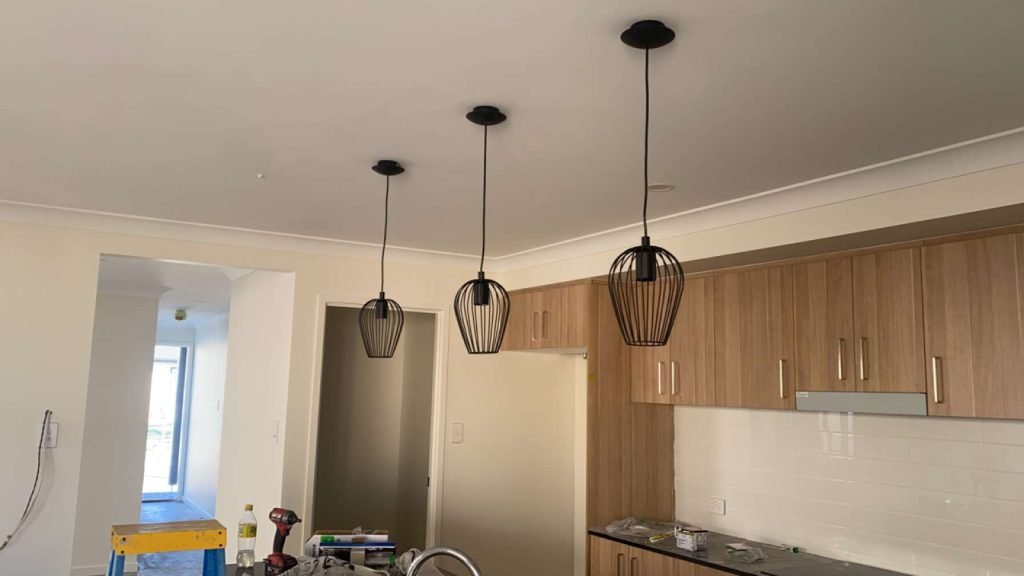Kitchen Lights installed